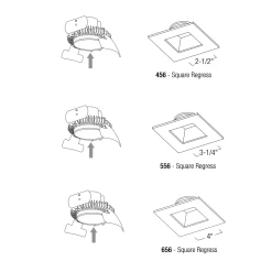 Cobalt Click SQ Retrofit Regress Reflector Downlight