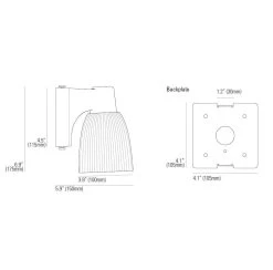 Minster 1 Wall Sconce