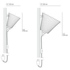 Portable Plug-in Wall Sconce