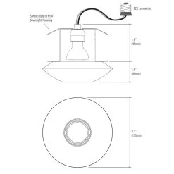 Sopra Quilted Downlight