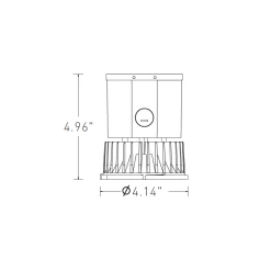 Commercial J-Box Color/Wattage-Select Non-IC Downlight