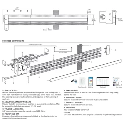 TruLine 1A Trucolor RGBTW Plaster-In LED System
