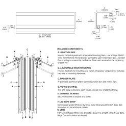Verge Corner Plaster-In System 24V