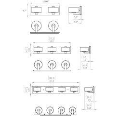 Princeton Bathroom Vanity Light