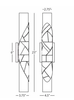 Brut Double Light Wall Sconce