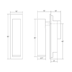 Haim Recessed Plug-In Wall Light