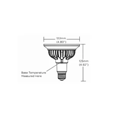 Vivid Med Base PAR38 18.5W 120V 9 Deg 2700K 95CRI