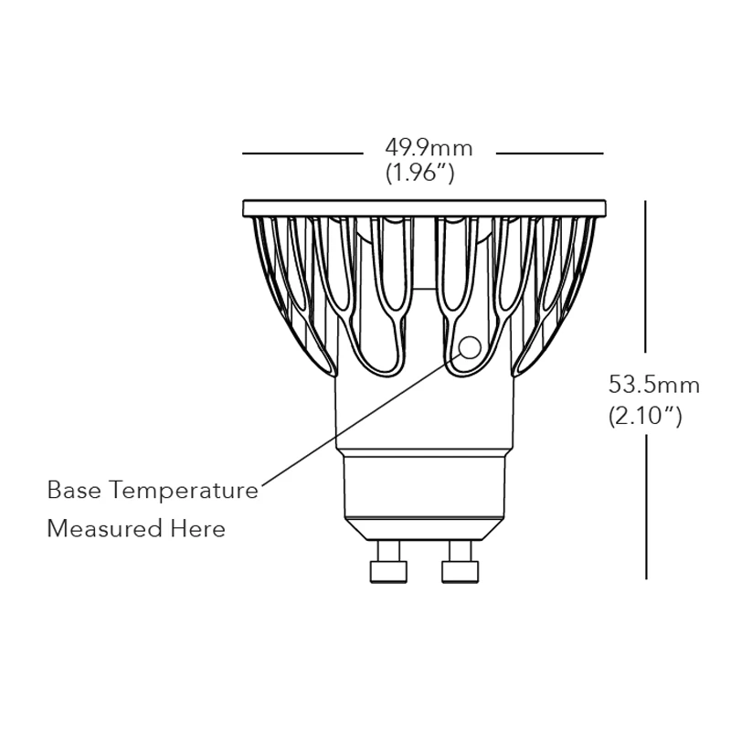 Brilliant HL MR16 GU10 Base 7.5W 120V 10Deg 2700K 90CRI