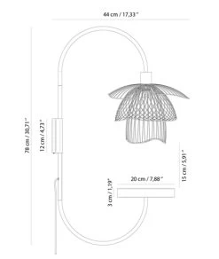 Papillon Shelf Wall Sconce