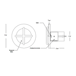 GDG-3M 120V Outdoor Recessed Wall/Step Light