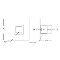 GDG-SQP Outdoor Recessed Wall/Step Light 12V
