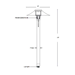 JB100 Outdoor Path Light 12V