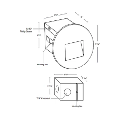 MRL2 Outdoor Recessed Wall Light 12V