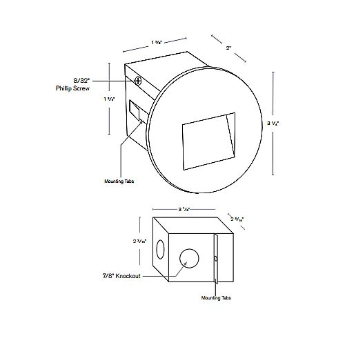 MRL2 Outdoor Recessed Wall Light 12V