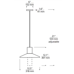 Ash Outdoor Pendant Light