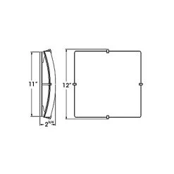 Tiara Ceiling Flush Mount Trim Cover