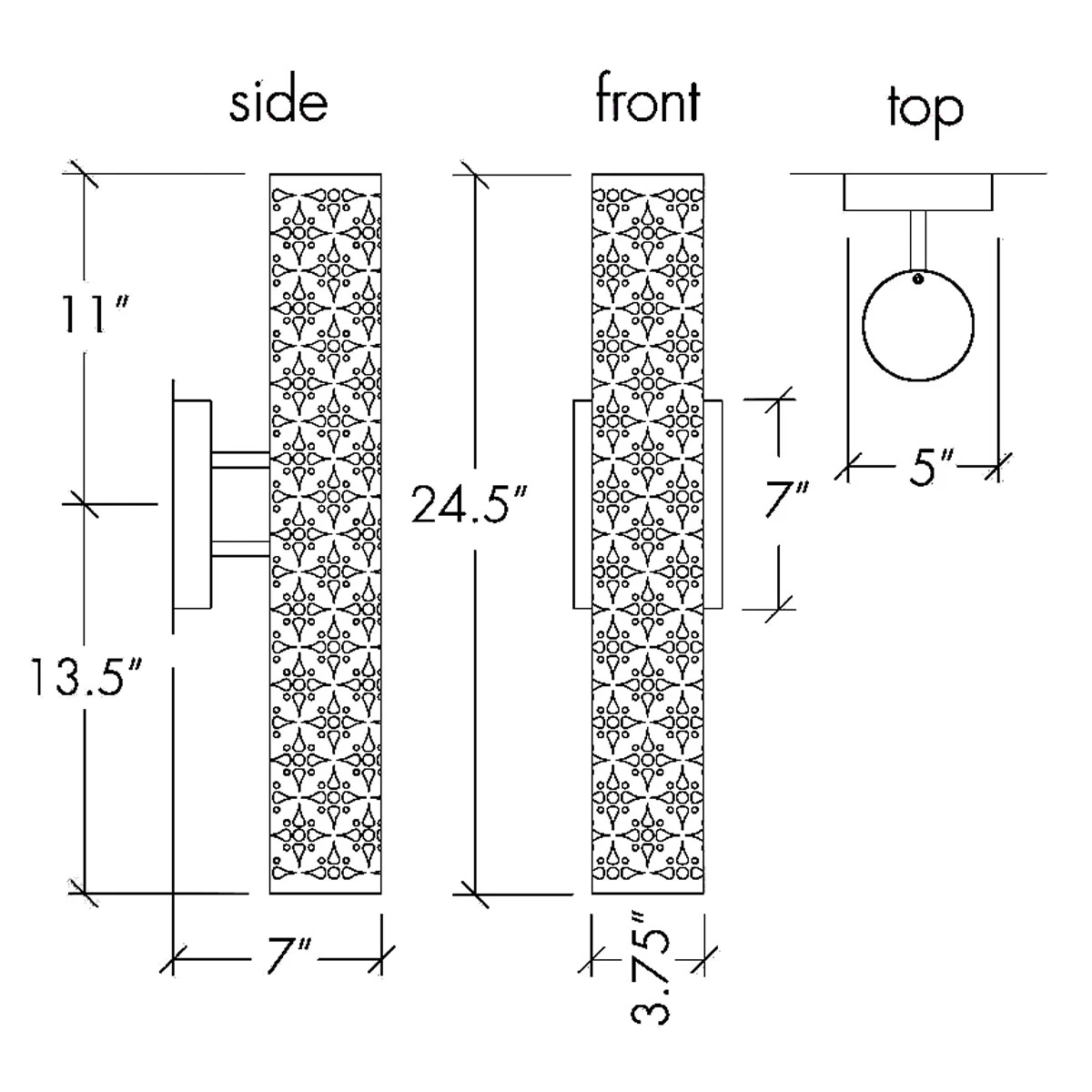 Akut 22491 Outdoor Wall Sconce