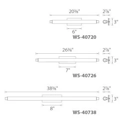 Vista Bathroom Vanity Light