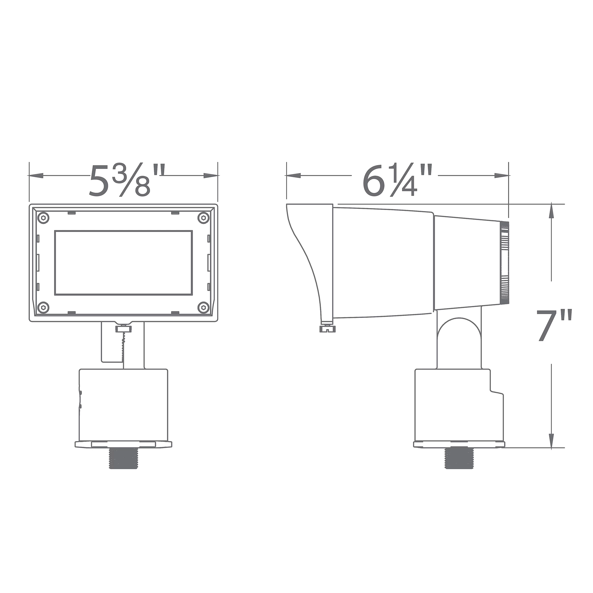 12V Outdoor Adjustable Beam Wall Wash Luminaire