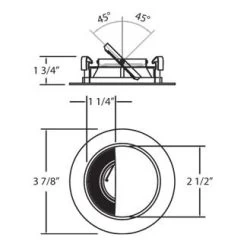 3IN Round Wall Wash Trim