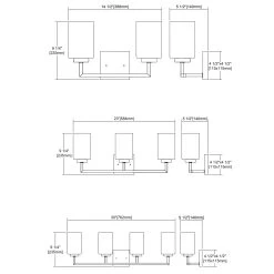 West End Bathroom Vanity Light