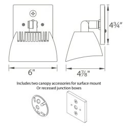 Endurance 54W Outdoor Flood Light