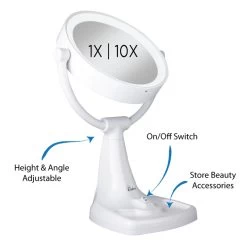 Max Bright Sunlight Vanity Mirror 1X/10X