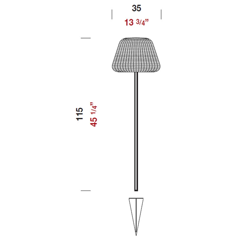 Ralph Outdoor Floor Lamp With Stake